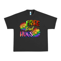 Pigment Black Free dad hugs Urban Heavy Tee - CowGirlArtShop