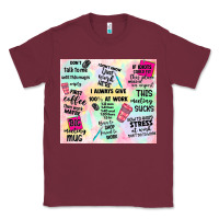 Burgundy funny office Classic Tee - TumblerDesignByShophia