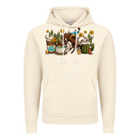 Vintage Artic rodeo cowboy coffee cups Vintage Hoodie - OliviaCreatesArt