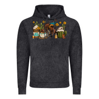 Vintage Black rodeo cowboy coffee cups Vintage Hoodie - OliviaCreatesArt