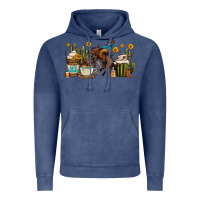 Vintage Denim rodeo cowboy coffee cups Vintage Hoodie - OliviaCreatesArt