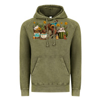 Vintage Olive rodeo cowboy coffee cups Vintage Hoodie - OliviaCreatesArt