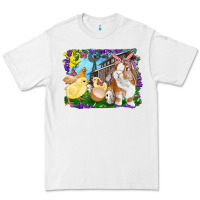 White easter farm chicks and bunny Premium Tee - RanaPortraitStore