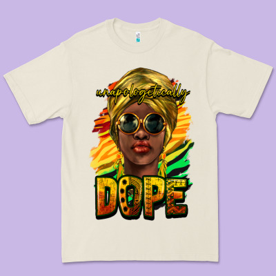 Unapologetically Dope Afro Premium Tee Designed By Nancycooperartshop
