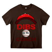 Chocolate Brown Dibs On The Coach Baseball Heavy Core Tee - Bettercallsaul