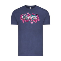 Vintage Denim Cancer survivor Cancer Awareness Vintage Tee - HowdyJamesFarm