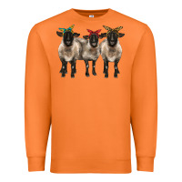 Carrot 3 sheeps suffolk ewe with bandana Premium Sweatshirt - BarkalooDesign