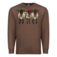 Chestnut 3 sheeps suffolk ewe with bandana Premium Sweatshirt - BarkalooDesign