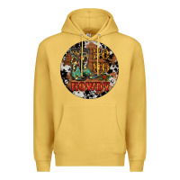 Antique Gold Christmas Cowboy Boots Premium Hoodie - RanaPortraitStore