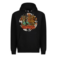 Black Christmas Cowboy Boots Premium Hoodie - RanaPortraitStore