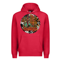Cardinal Christmas Cowboy Boots Premium Hoodie - RanaPortraitStore