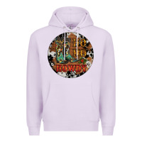 Lilac Christmas Cowboy Boots Premium Hoodie - RanaPortraitStore