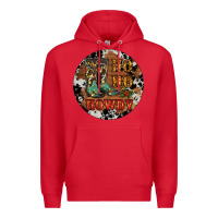 Red Christmas Cowboy Boots Premium Hoodie - RanaPortraitStore