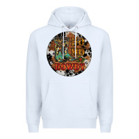 White Christmas Cowboy Boots Premium Hoodie - RanaPortraitStore