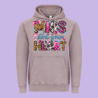 Miss Steal Your Heart Olivia Vintage Hoodie Designed By Oliviacreatesart