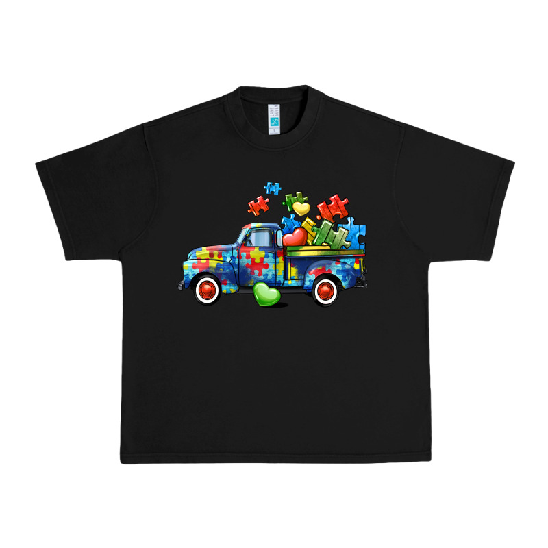 Autism Truck Urban Heavy Tee by CowGirlArtShop | Teevron
