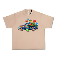 Burro Autism truck Urban Heavy Tee - CowGirlArtShop