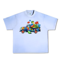Grape Ice Autism truck Urban Heavy Tee - CowGirlArtShop