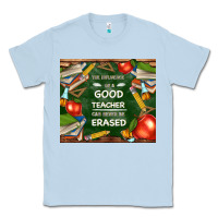 Dusty Blue good teacher Classic Tee - TumblerDesignByShophia