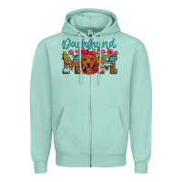 Seafoam dachshund mom Zipper Hoodie - Artiststas