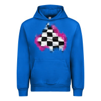 Cobalt race flag glitter patch Urban Hoodie - AdoDesignShop