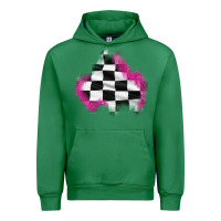 Emerald race flag glitter patch Urban Hoodie - AdoDesignShop
