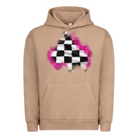Pigment Burro race flag glitter patch Urban Hoodie - AdoDesignShop