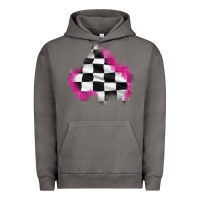 Pigment Tornado race flag glitter patch Urban Hoodie - AdoDesignShop