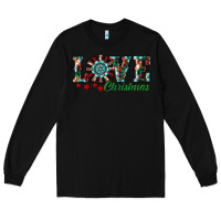 Black christmas love windmill Long Sleeve Tee - RanaPortraitStore