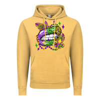 Vintage Mustard mardi gras lip olivia Vintage Hoodie - OliviaCreatesArt
