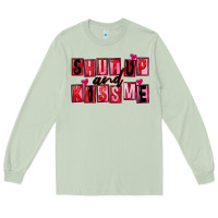 Matcha Shut up and kiss me Long Sleeve Tee - FaDigitalArtStudio