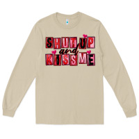 Mushroom Shut up and kiss me Long Sleeve Tee - FaDigitalArtStudio
