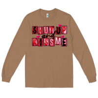 Toasted Coconut Shut up and kiss me Long Sleeve Tee - FaDigitalArtStudio