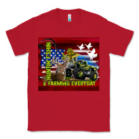 Red hunting fishing & farming everyday Classic Tee - TumblerDesignByShophia