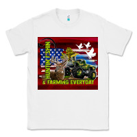 White hunting fishing & farming everyday Classic Tee - TumblerDesignByShophia