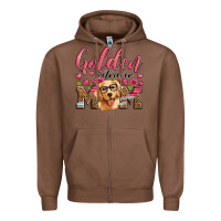 Chestnut golden retriever mom Zipper Hoodie - Artiststas