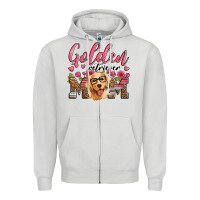 Dove Grey golden retriever mom Zipper Hoodie - Artiststas