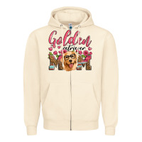 Sandshell golden retriever mom Zipper Hoodie - Artiststas