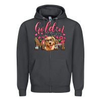 Smoke golden retriever mom Zipper Hoodie - Artiststas