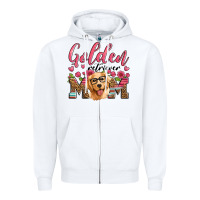 White golden retriever mom Zipper Hoodie - Artiststas