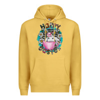 Antique Gold Happy Easter Premium Hoodie - CowhideDigitalArt
