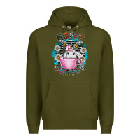Army Green Happy Easter Premium Hoodie - CowhideDigitalArt