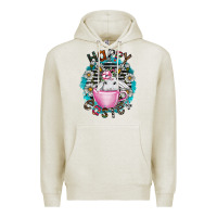 Oatmeal Heather Happy Easter Premium Hoodie - CowhideDigitalArt