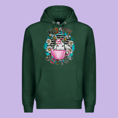 Happy Easter Premium Hoodie Designed By Cowhidedigitalart