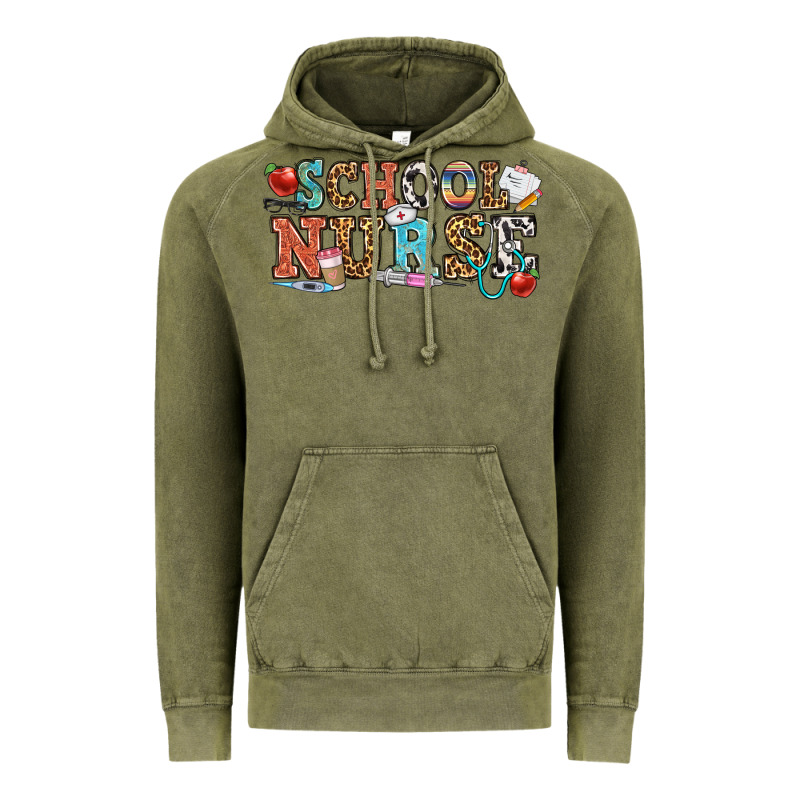 School Nurse Vintage Hoodie by OliviaCreatesArt | Teevron