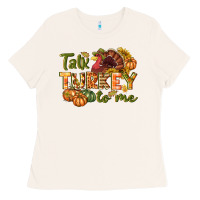 Bone Talk turkey to me Thanksgiving p Ladies Tee - NancyCooperArtShop