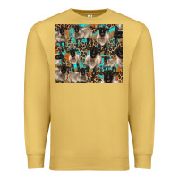 Antique Gold Suffolk sheeps Premium Sweatshirt - BarkalooDesign