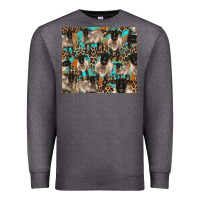 Charcoal Heather Suffolk sheeps Premium Sweatshirt - BarkalooDesign