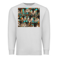 Dove Grey Suffolk sheeps Premium Sweatshirt - BarkalooDesign