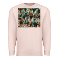 Pale Pink Suffolk sheeps Premium Sweatshirt - BarkalooDesign